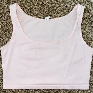 Light Pink Crop Top